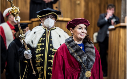 Rector Králíčková takes inaugural oath