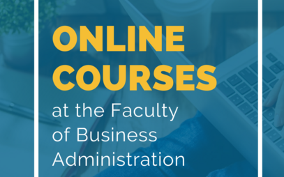 Online courses at the Faculty of Business Administration open to public