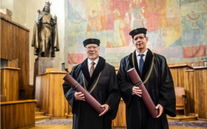 Professors McKerrow and Medalia awarded honorary doctorates