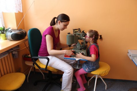 „Ortoptiku jsem si vybrala proto, že se zde pracuje s dětmi a že je to obor, kde můžu pomáhat lidem.“