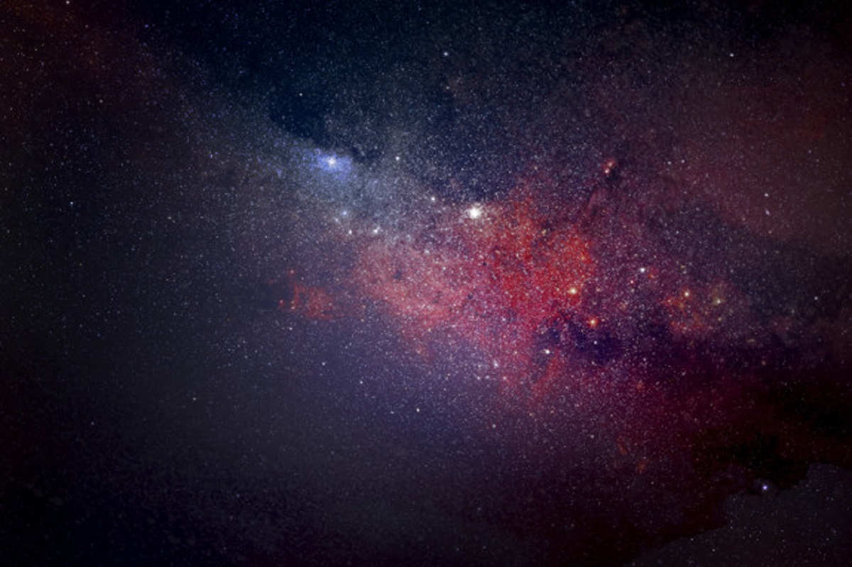 Colorful abstract universe textured background