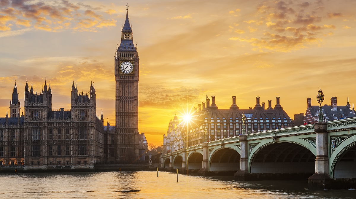 Erasmus_UKminster Bridge at sunset