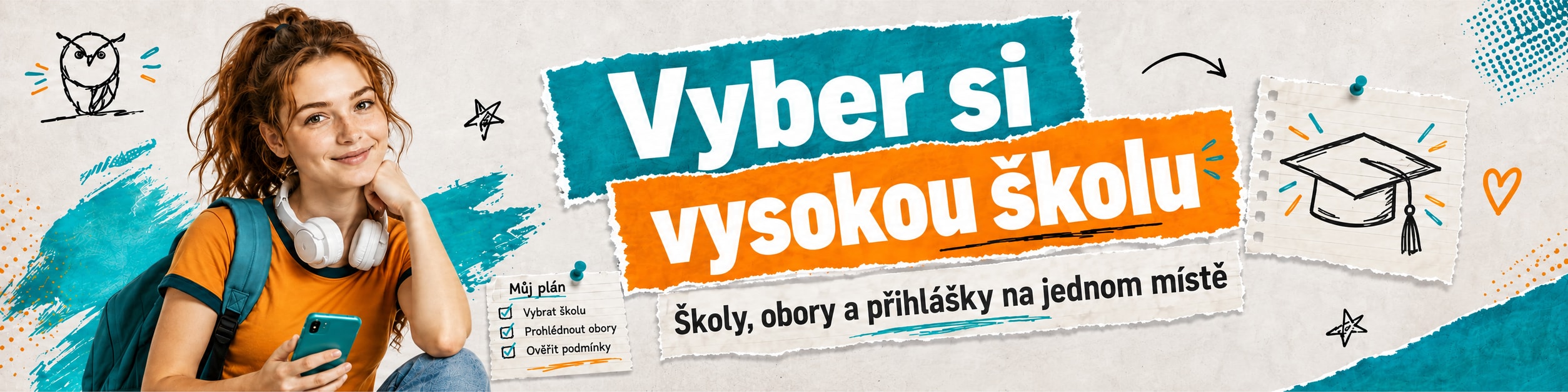 Vyber si vysokou školu. Školy, obory a přihlášky na jednom místě.