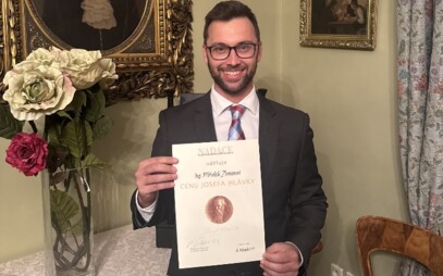 Mikuláš Zeman obdržel Cenu Josefa Hlávky