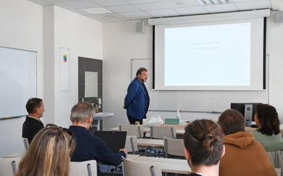 „Matematika je moje láska,“ zaznělo při návštěve doc. Baláže na PřF UHK