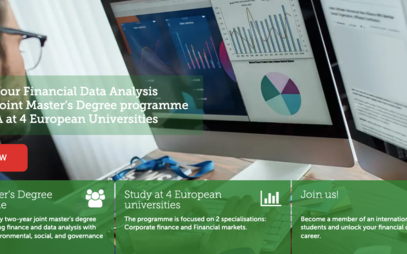 Unlock Your Financial Data Analysis Career: Joint Master’s Degree programme FINDATA at 4 European Universities