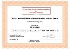 IACBS — International Accreditation Council for Business Studies