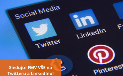 Věděli jste, že #fmvvse má svůj účet také na LinkedInu a Twitteru?