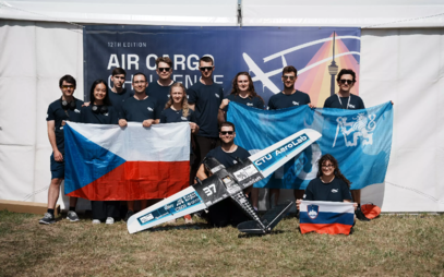 Studenti ze CTU AeroLab získali čtvrté místo na mezinárodní soutěži Air Cargo Challenge