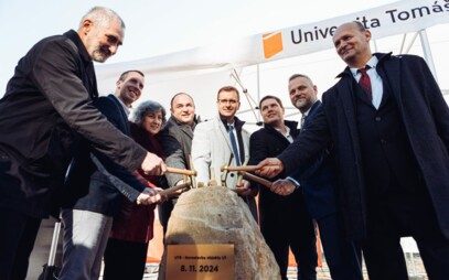Začala stavba nové budovy Fakulty technologické U1