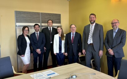 Rektor Jihočeské univerzity a děkan Filozofické fakulty přijali velvyslance Argentinské republiky v ČR