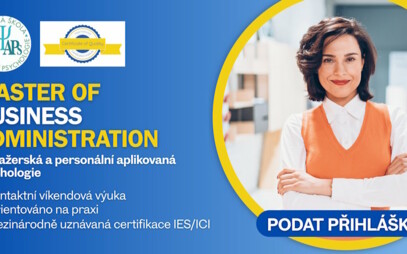 Nový program MBA, přihlášky stále probíhají