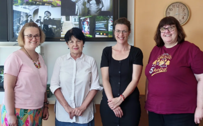 Profesorka Rimárová z univerzity v Košicích navštívila Ústav sociálních a speciálněpedagogických věd