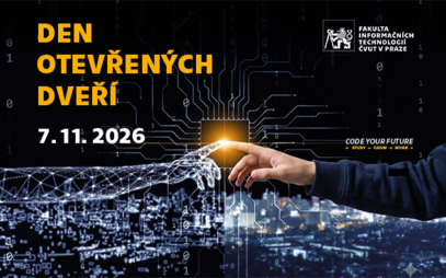 Nahlédněte do světa informatiky na FIT ČVUT. Fakulta otevírá své dveře 7. 11. 2026