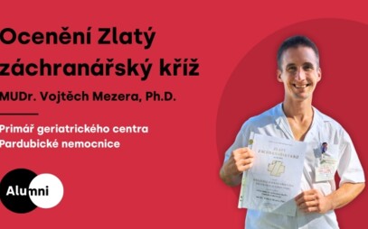 Náš absolvent dr. Vojtěch Mezera oceněn Zlatým záchranářským křížem