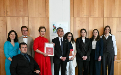 Slavnostní zakončení projektu Read Japan Project 2024: knižní dar pro CAS