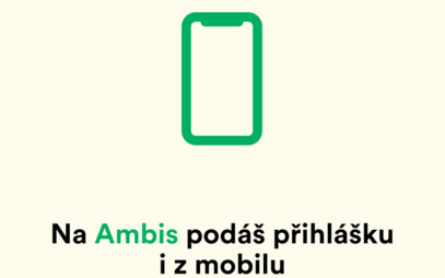 Na Ambis podáš přihlášku i z mobilu.
