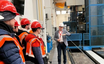 Studující FAV a FEL poznali praxi. Navštívili strojírenskou divizi STREICHER