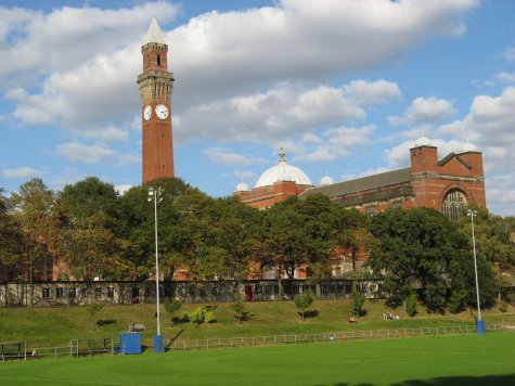 Joseph Chamberlain Memorial Clock Tower neboli Old Joe, slavná birminghamská věž