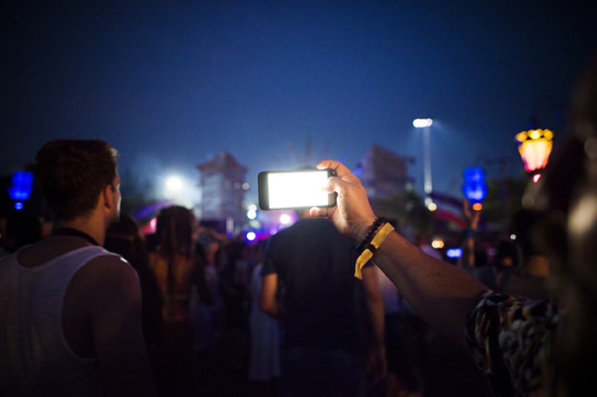 People Taking Photo in Music Concert Festival