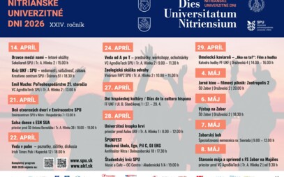 Štartujú obľúbené Nitrianske univerzitné dni