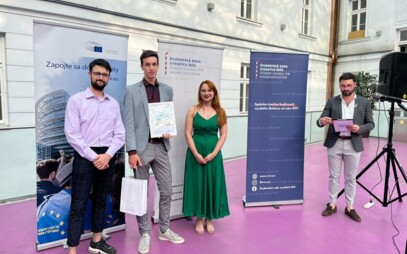 Študentský parlament NHF získal ocenenie Študentskej Rady Vysokých škôl
