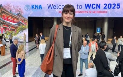 Logopedička Dr. Viktória Čiernik Kevická na Svetovom neurologickom kongrese v Soule