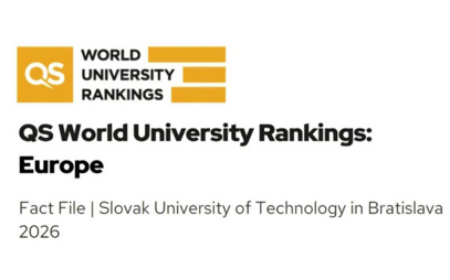 Rebríček QS WUR Europe: STU je najlepšia technická vysoká škola na Slovensku