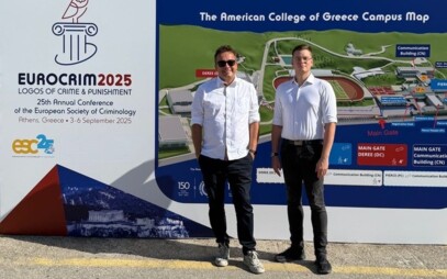 Tomáš Strémy vystúpil na konferencii EUROCRIM 2025 v Aténach