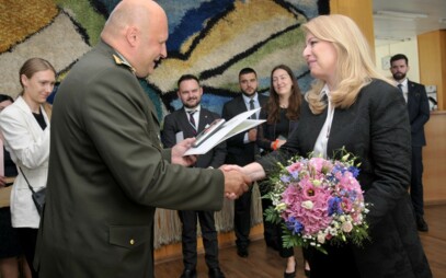 Prezidentka SR Zuzana Čaputová navštívila AOS v Liptovskom Mikuláši