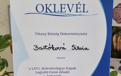 Doktorandka KBEŠ FPV UMB Mgr. Silvia Bartóková prevzala ďalšie ocenenie