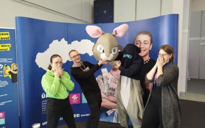 Naši študenti na veľtrhu Caravan Bike Travel 2026