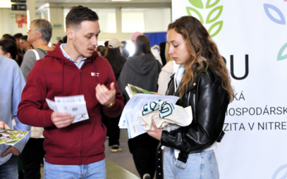 SPU sa prezentovala na veľtrhu ALMA MATER v Nitre, FBP nemohla chýbať