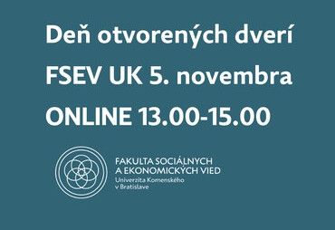 Pozývame vás na online DOD na FSEVke!