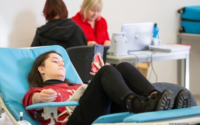 Univerzitná kvapka krvi: krv darovalo 44 ľudí