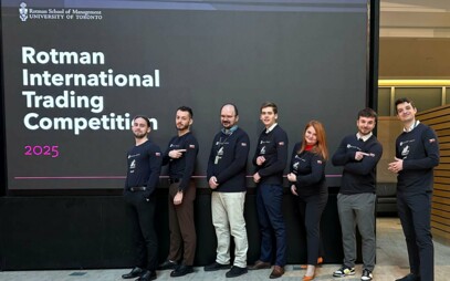 Úspešná reprezentácia študentov NHF na Rotman International Trading Competition 2025