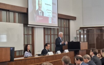 Predseda Parlamentu Luxemburského veľkovojvodstva navštívil Právnickú fakultu UK