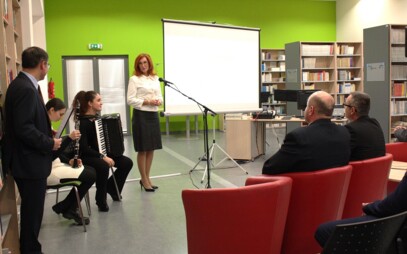 Otvorenie knižnice Pavla Straussa